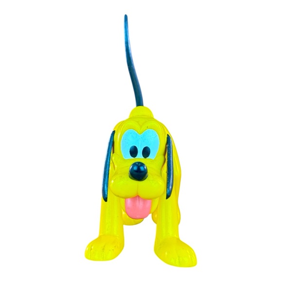 Vintage Disney Store Pluto Figurine Disney Collectible Hard Plastic - Picture 4 of 8